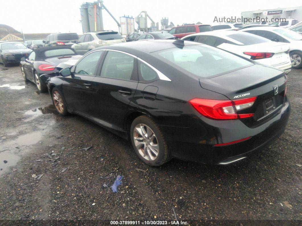 2018 Honda Accord Lx Черный vin: 1HGCV1F11JA171888