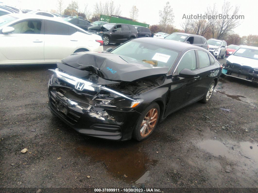 2018 Honda Accord Lx Black vin: 1HGCV1F11JA171888