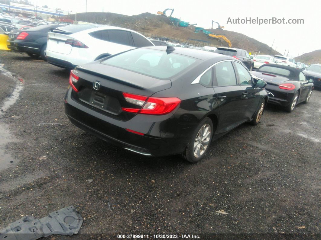 2018 Honda Accord Lx Black vin: 1HGCV1F11JA171888