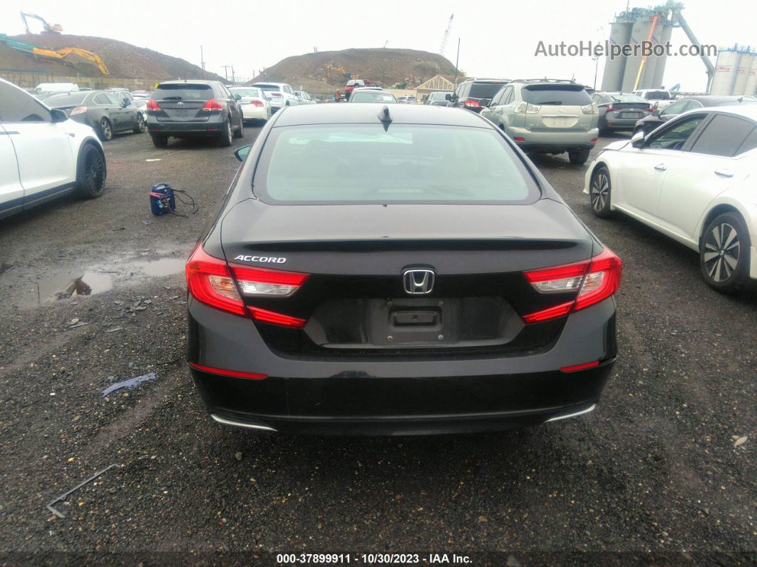 2018 Honda Accord Lx Black vin: 1HGCV1F11JA171888