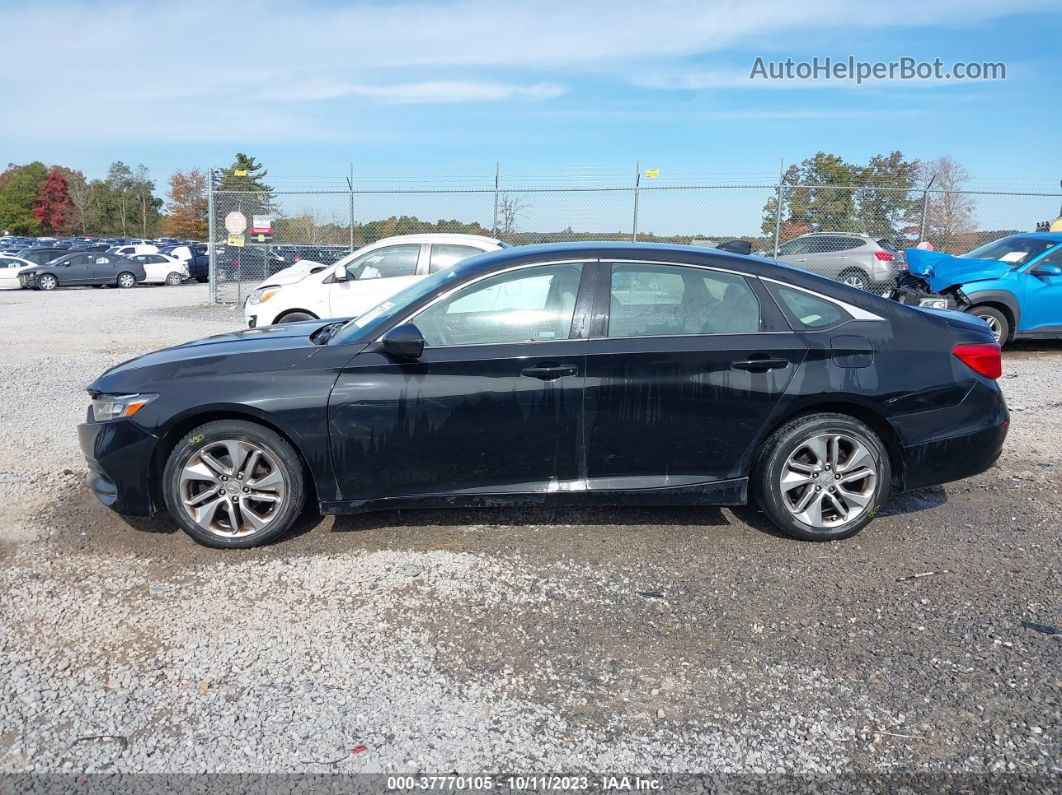 2018 Honda Accord Lx Black vin: 1HGCV1F11JA179702