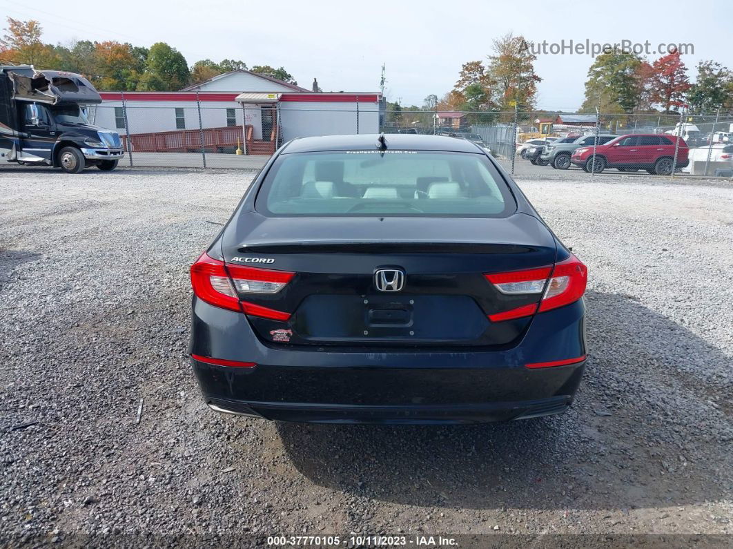 2018 Honda Accord Lx Black vin: 1HGCV1F11JA179702