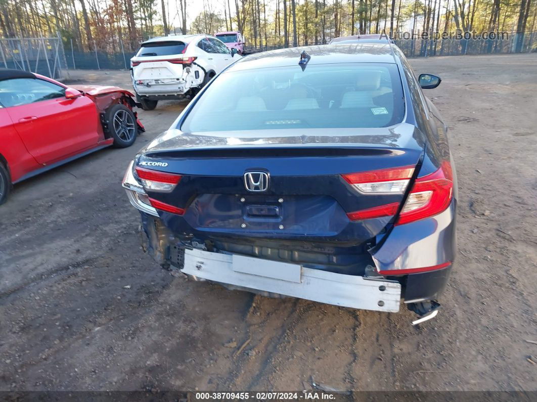 2018 Honda Accord Lx Blue vin: 1HGCV1F11JA195088