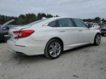 2018 Honda Accord Lx White vin: 1HGCV1F11JA214707