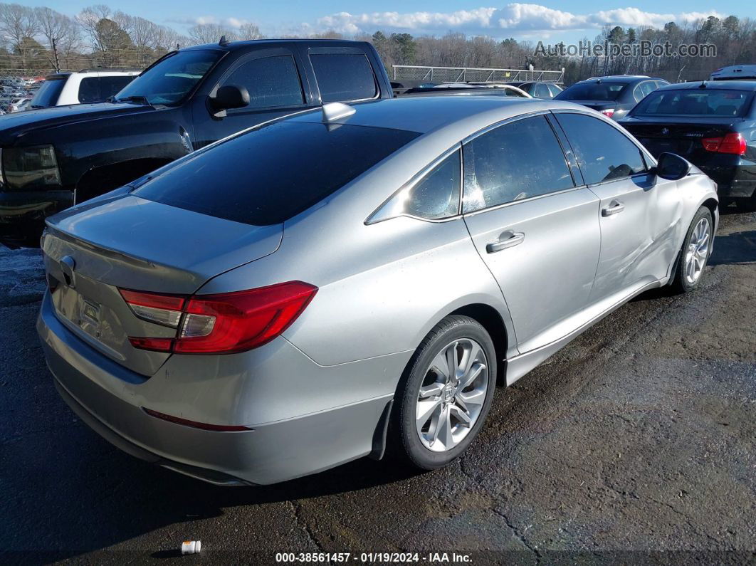 2018 Honda Accord Lx Silver vin: 1HGCV1F11JA224850