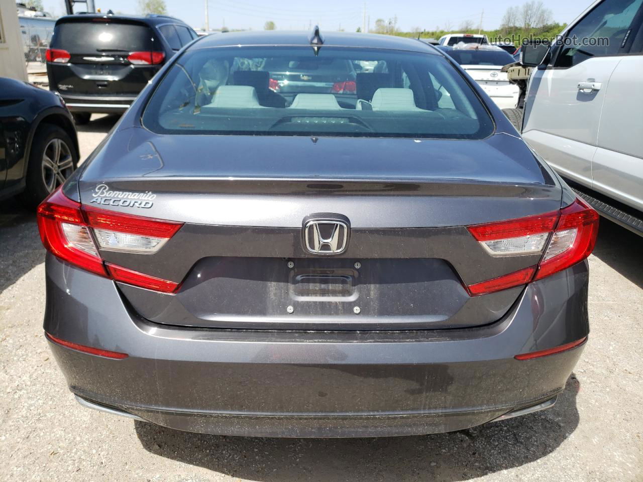 2019 Honda Accord Lx Gray vin: 1HGCV1F11KA052045