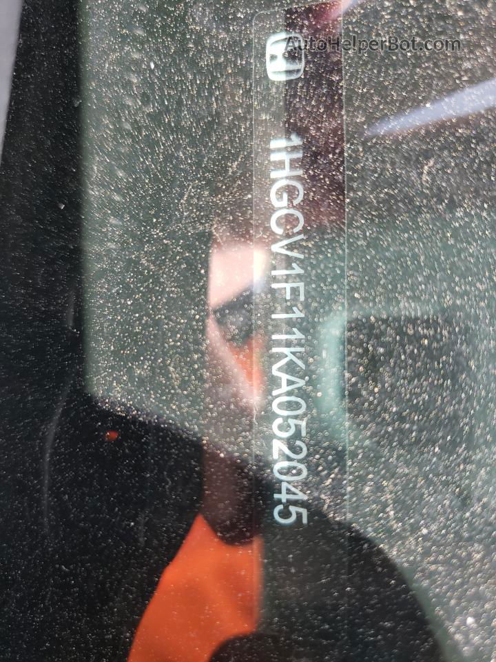 2019 Honda Accord Lx Gray vin: 1HGCV1F11KA052045