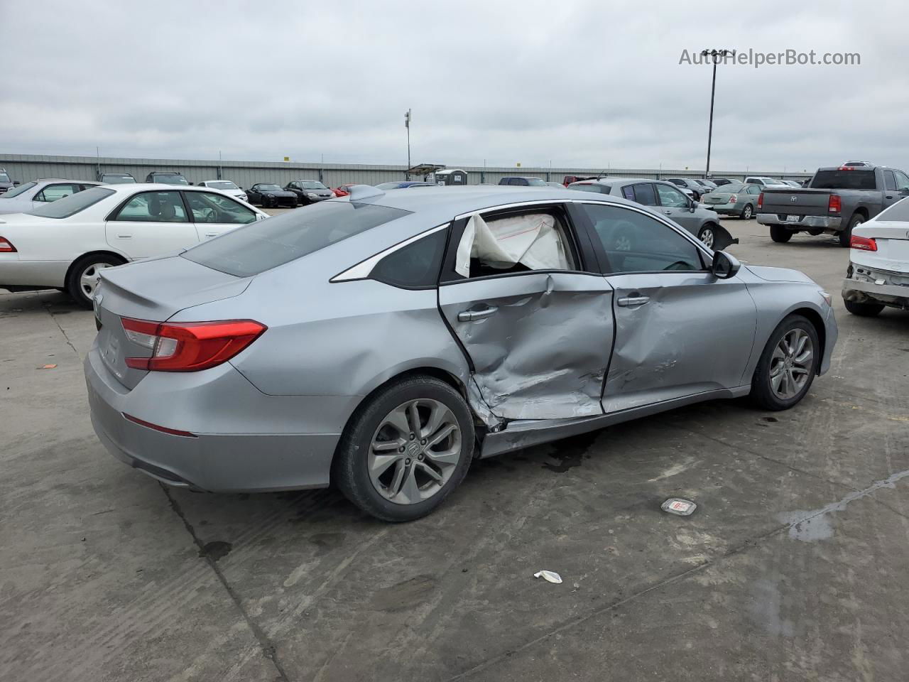 2019 Honda Accord Lx Silver vin: 1HGCV1F11KA066317