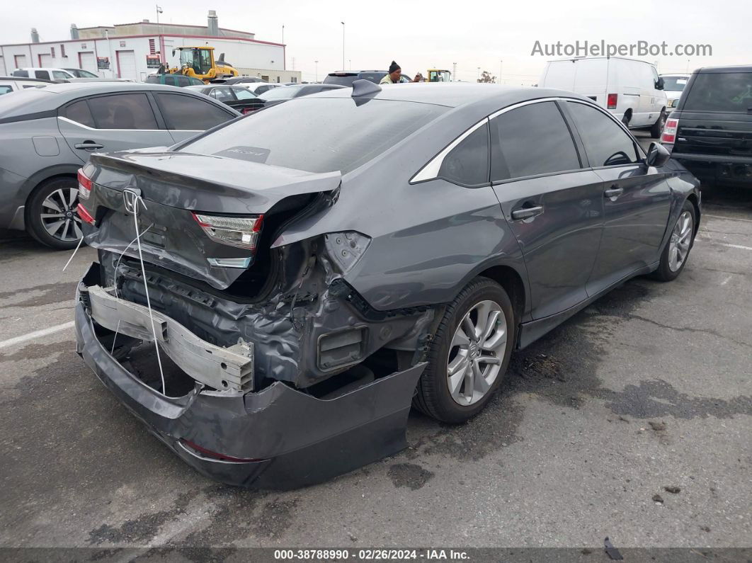 2019 Honda Accord Lx Gray vin: 1HGCV1F11KA080637