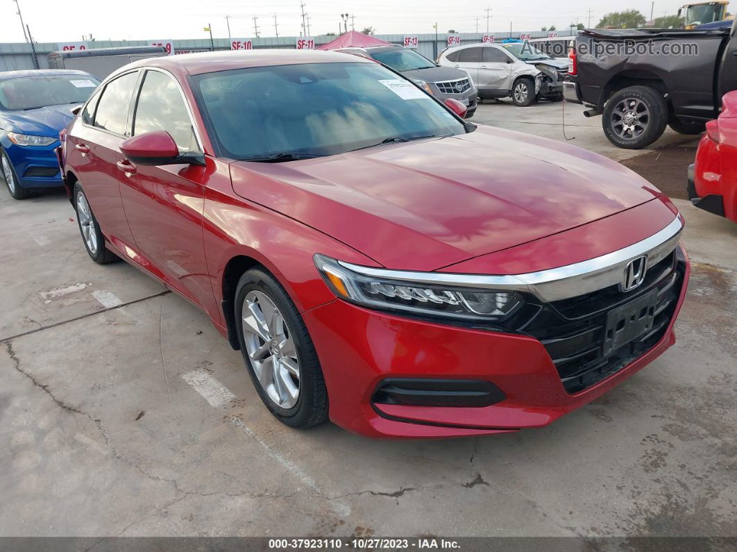 2019 Honda Accord Lx Red vin: 1HGCV1F11KA129755