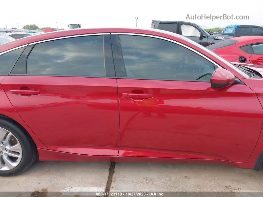 2019 Honda Accord Lx Red vin: 1HGCV1F11KA129755