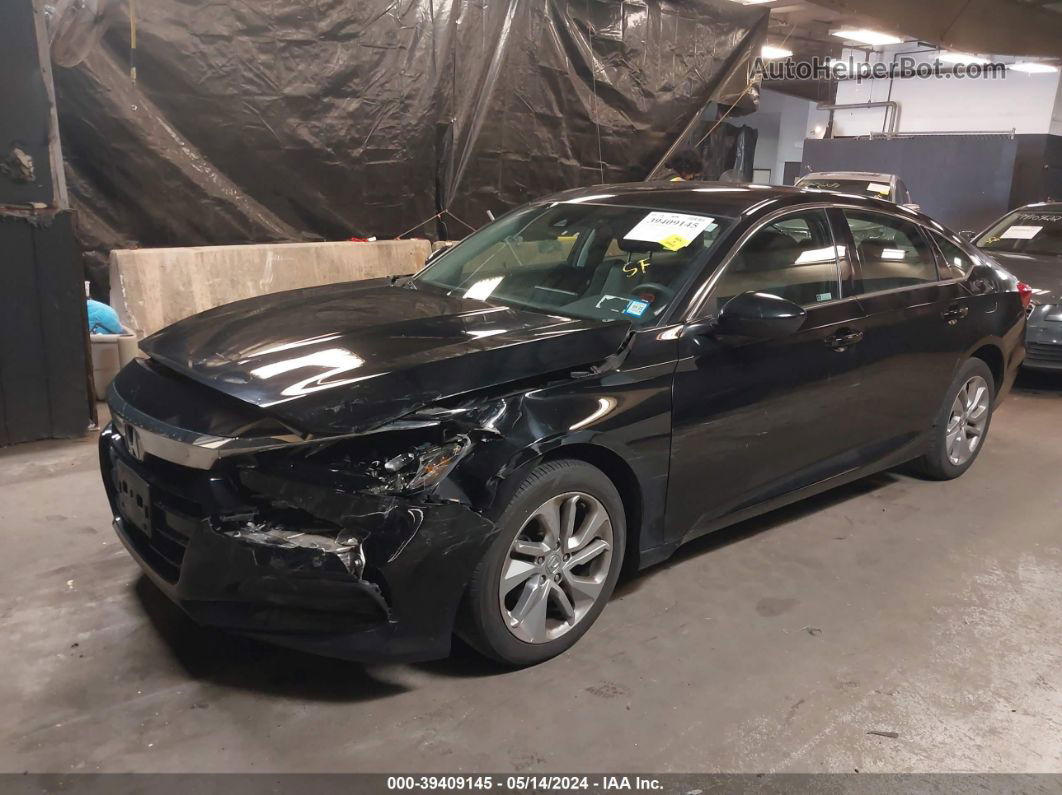 2019 Honda Accord Lx Black vin: 1HGCV1F11KA137659