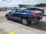 2019 Honda Accord Lx Blue vin: 1HGCV1F11KA146121