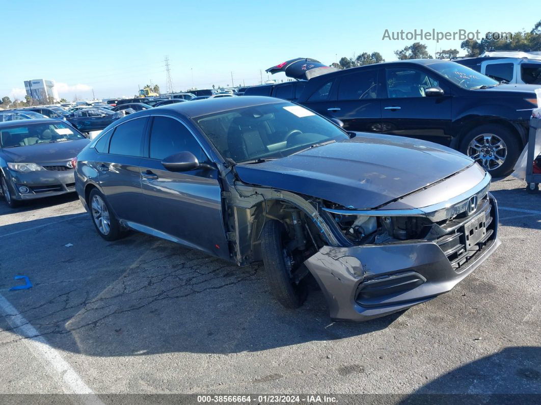 2019 Honda Accord Lx Gray vin: 1HGCV1F11KA161766