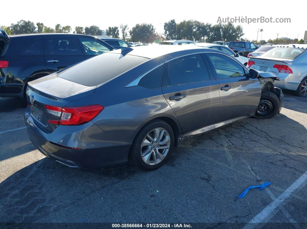 2019 Honda Accord Lx Gray vin: 1HGCV1F11KA161766