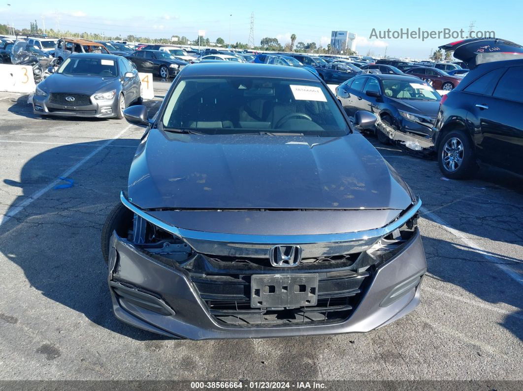 2019 Honda Accord Lx Gray vin: 1HGCV1F11KA161766