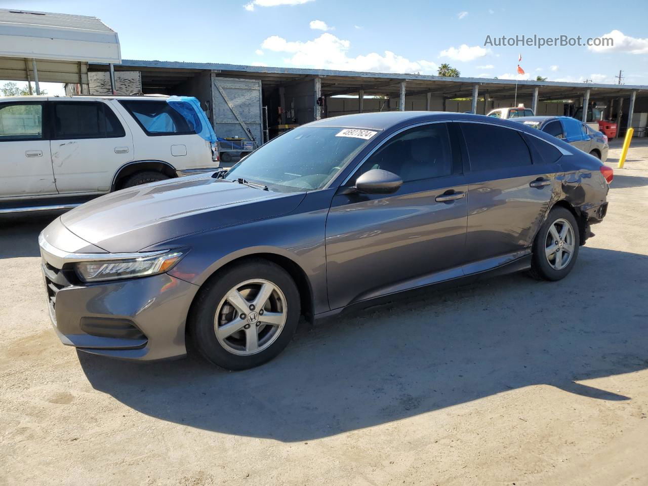 2020 Honda Accord Lx Gray vin: 1HGCV1F11LA020231