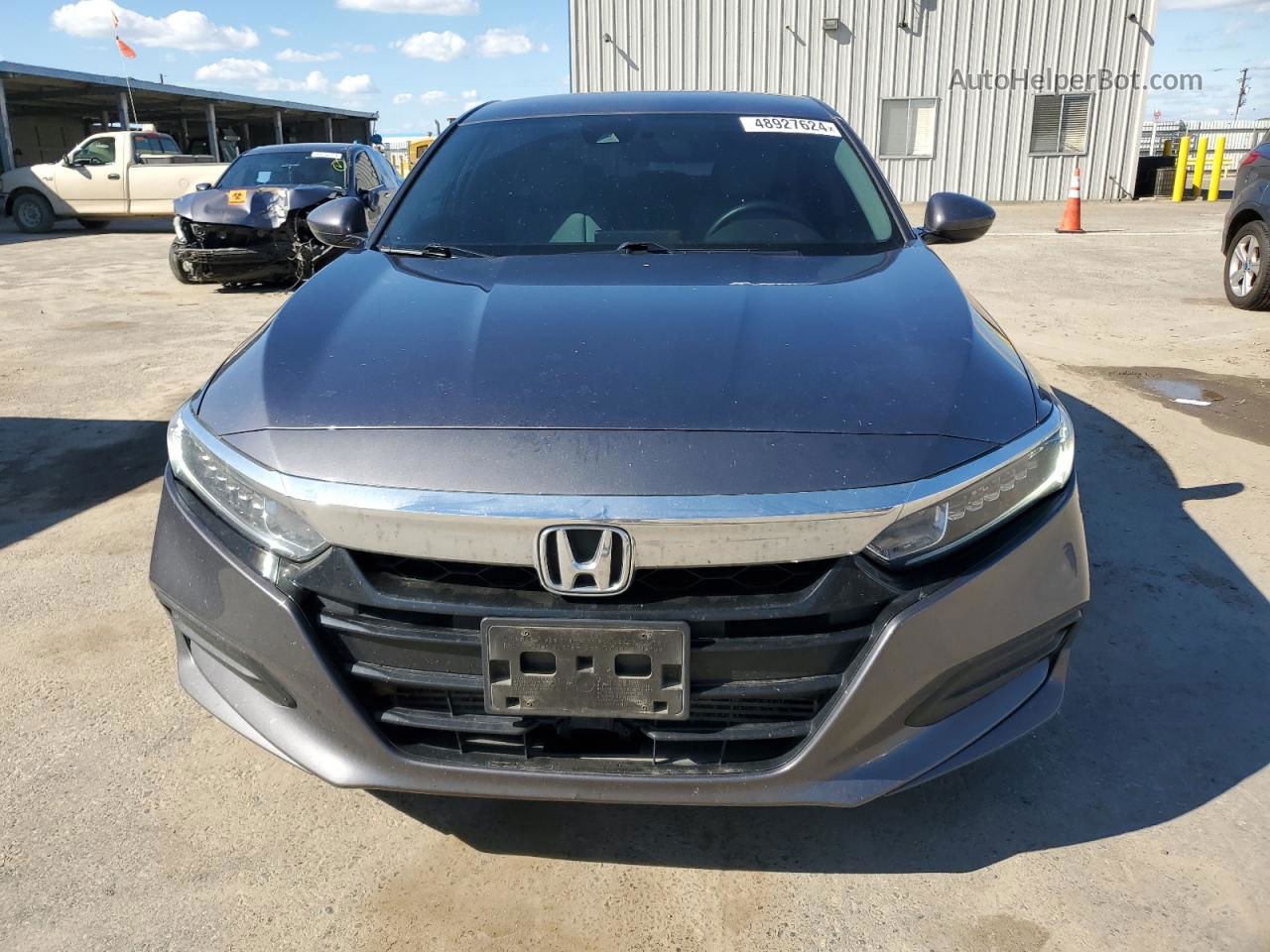 2020 Honda Accord Lx Gray vin: 1HGCV1F11LA020231