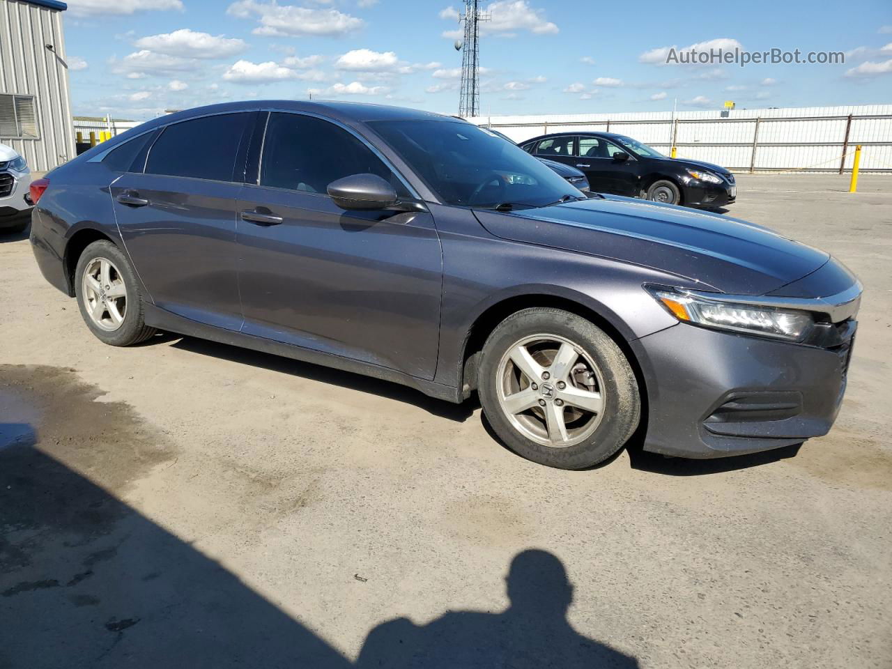 2020 Honda Accord Lx Gray vin: 1HGCV1F11LA020231