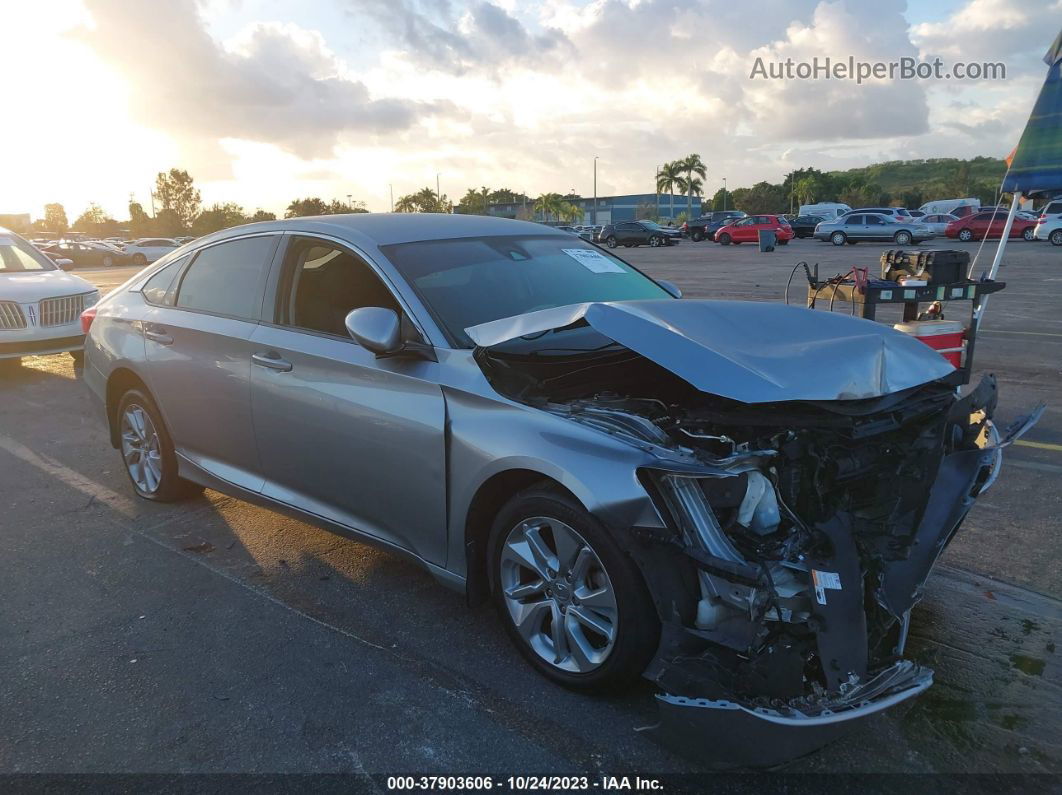 2020 Honda Accord Lx Silver vin: 1HGCV1F11LA037689