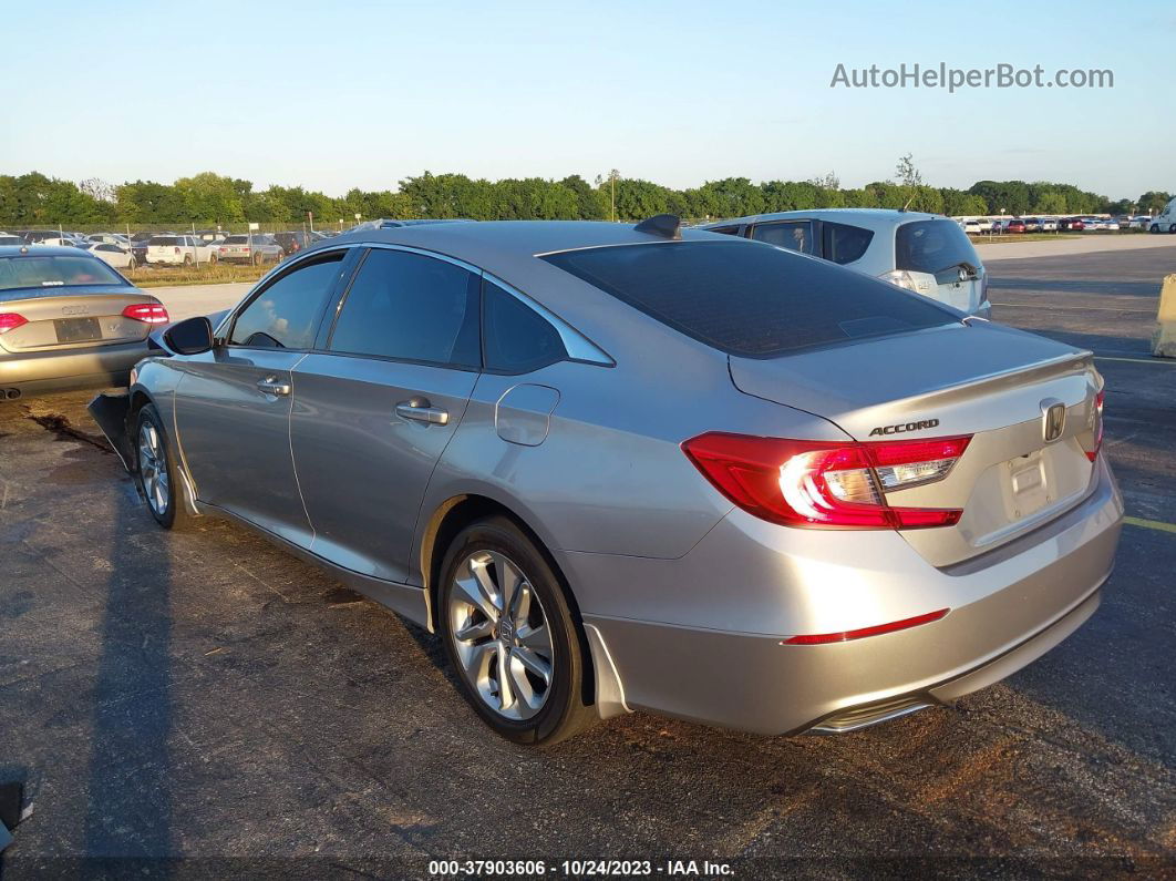 2020 Honda Accord Lx Silver vin: 1HGCV1F11LA037689