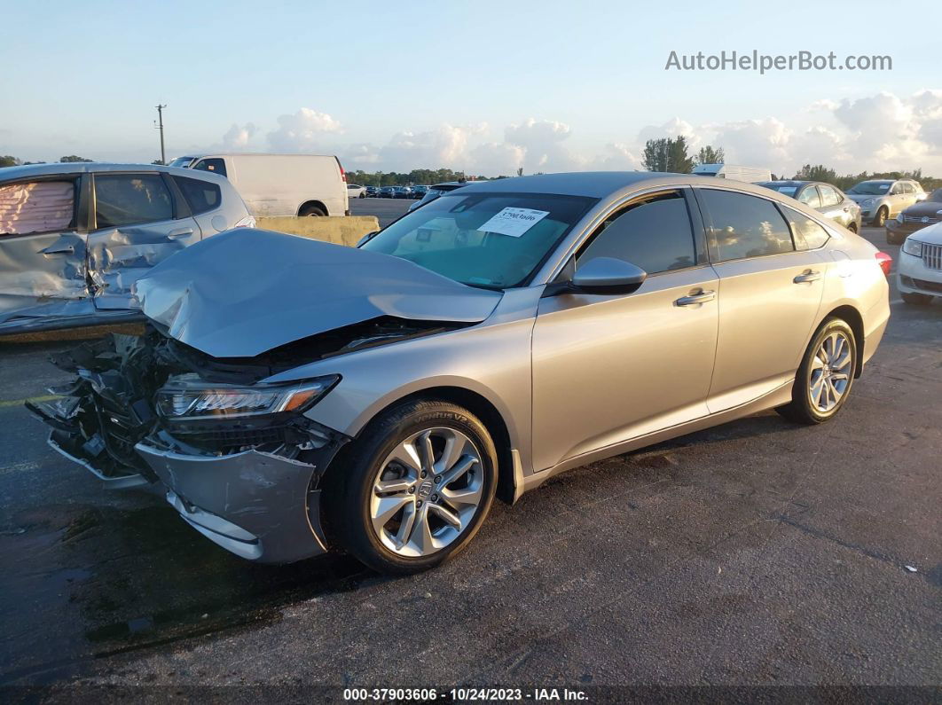 2020 Honda Accord Lx Silver vin: 1HGCV1F11LA037689