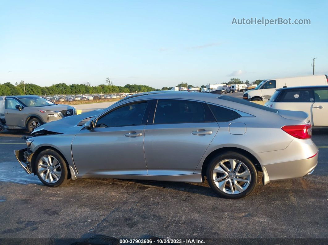 2020 Honda Accord Lx Silver vin: 1HGCV1F11LA037689