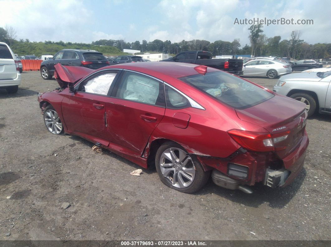 2020 Honda Accord Lx Red vin: 1HGCV1F11LA051527