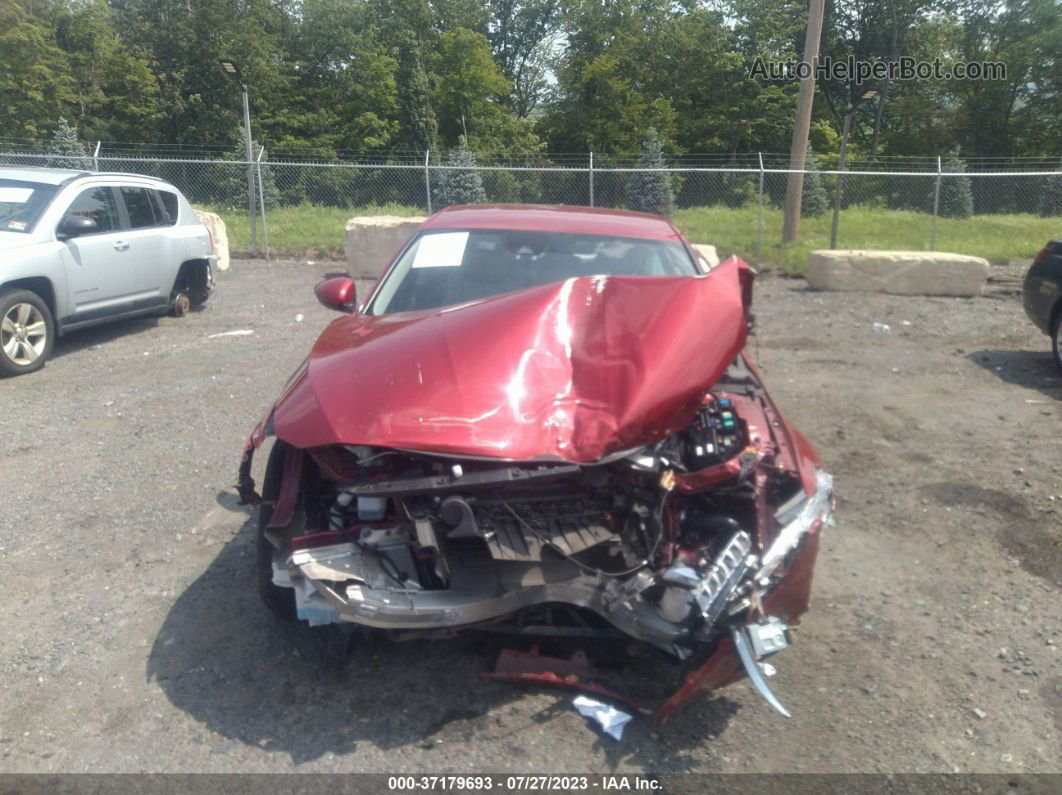 2020 Honda Accord Lx Red vin: 1HGCV1F11LA051527