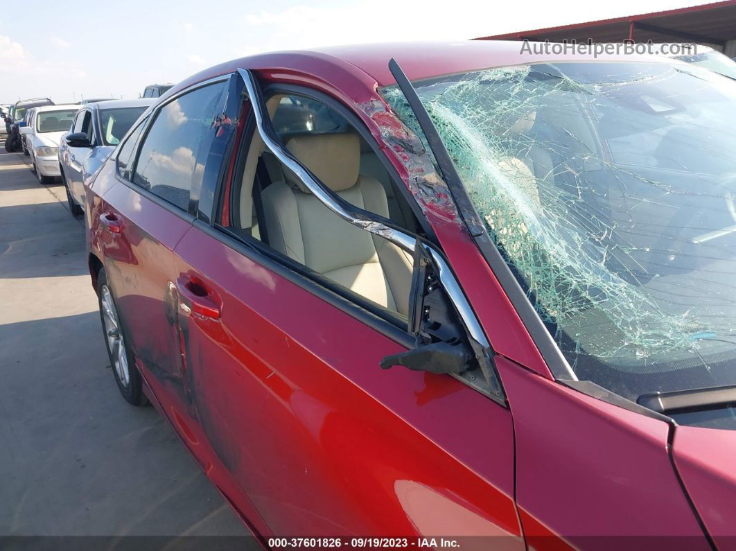 2020 Honda Accord Lx Red vin: 1HGCV1F11LA062219