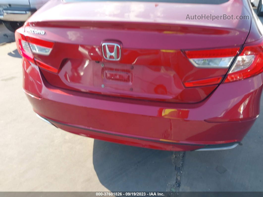 2020 Honda Accord Lx Red vin: 1HGCV1F11LA062219