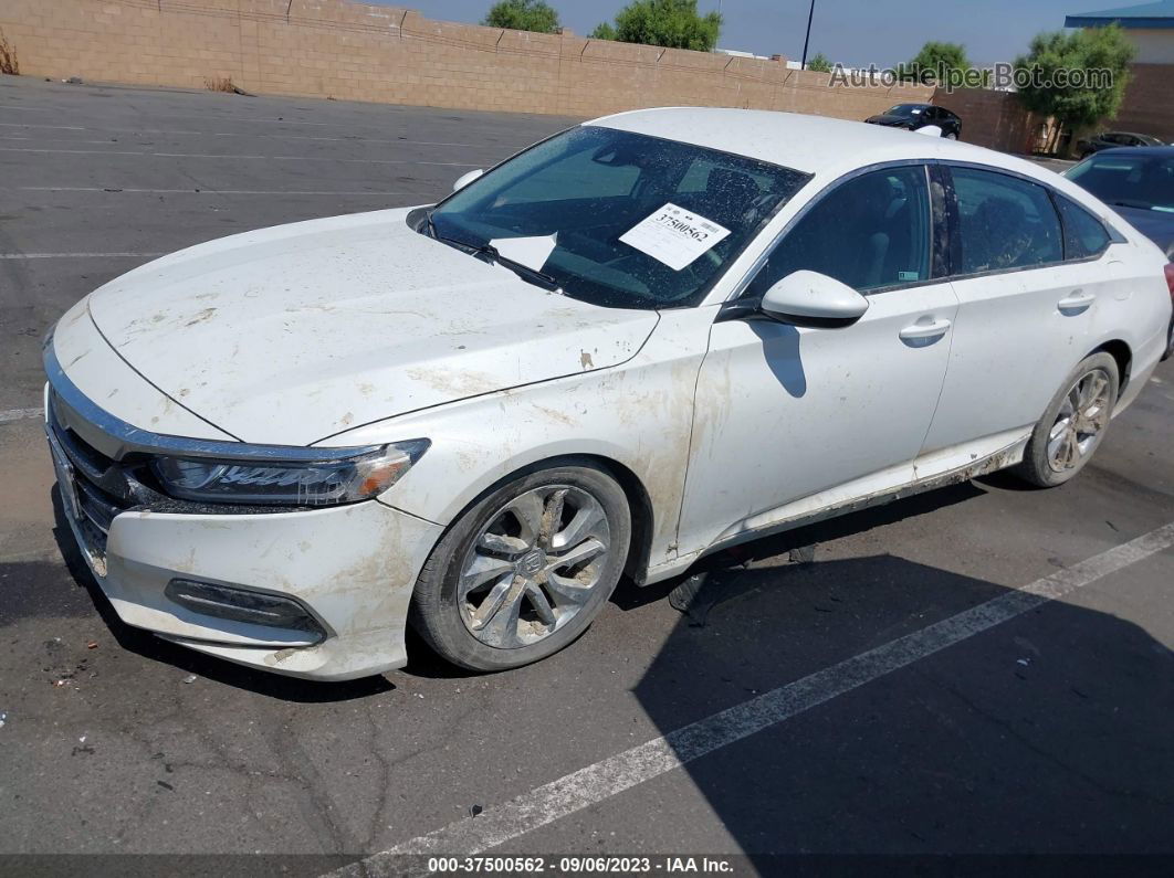 2020 Honda Accord Sedan Lx White vin: 1HGCV1F11LA093647