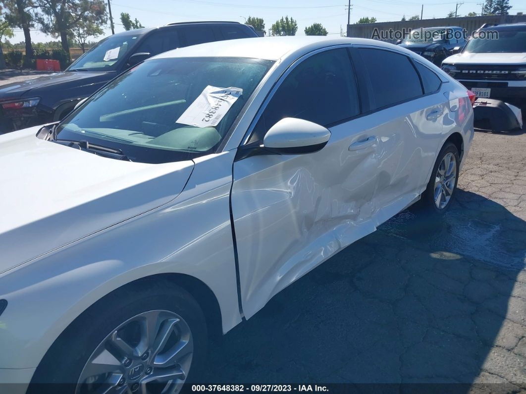 2020 Honda Accord Sedan Lx White vin: 1HGCV1F11LA112102