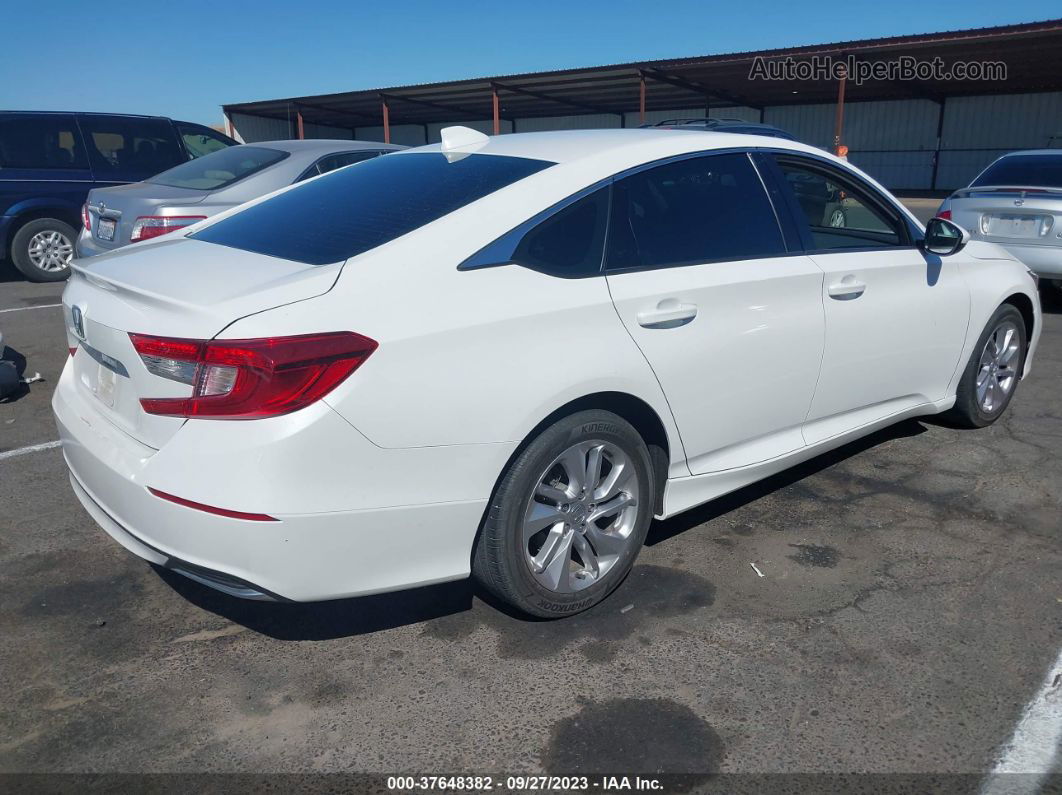 2020 Honda Accord Sedan Lx White vin: 1HGCV1F11LA112102