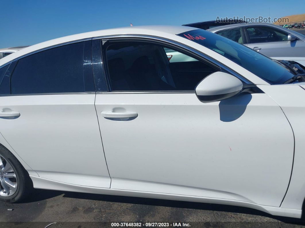 2020 Honda Accord Sedan Lx White vin: 1HGCV1F11LA112102