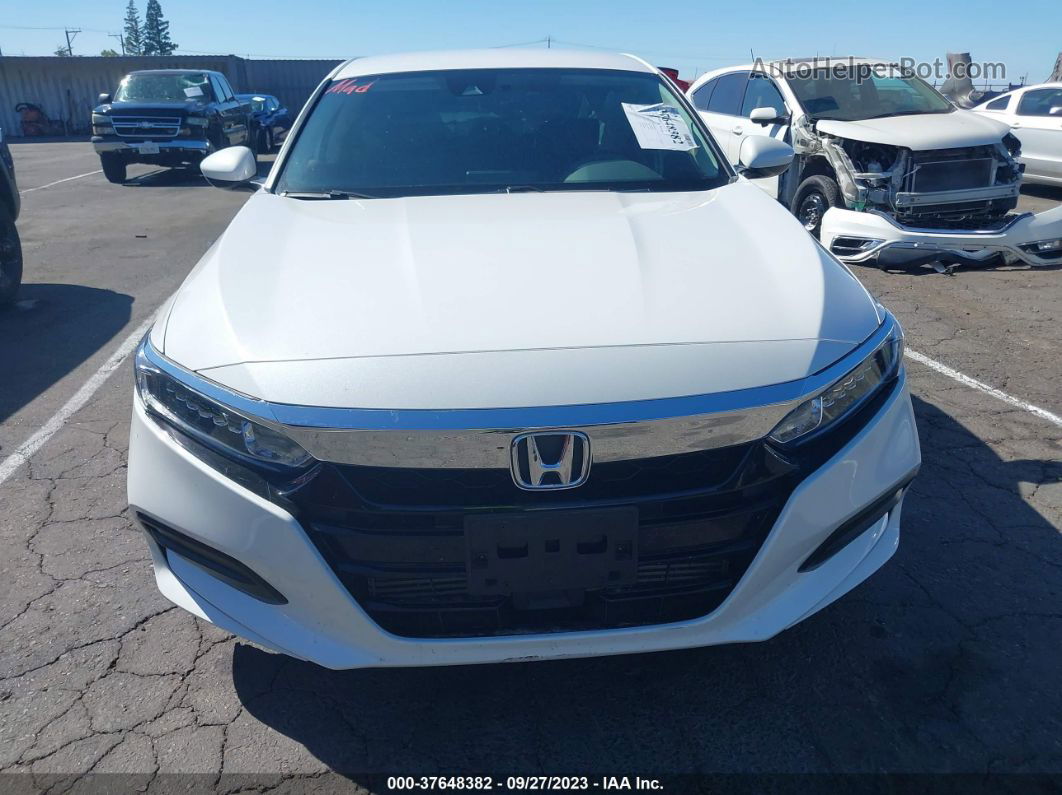 2020 Honda Accord Sedan Lx White vin: 1HGCV1F11LA112102