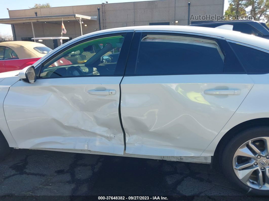 2020 Honda Accord Sedan Lx White vin: 1HGCV1F11LA112102