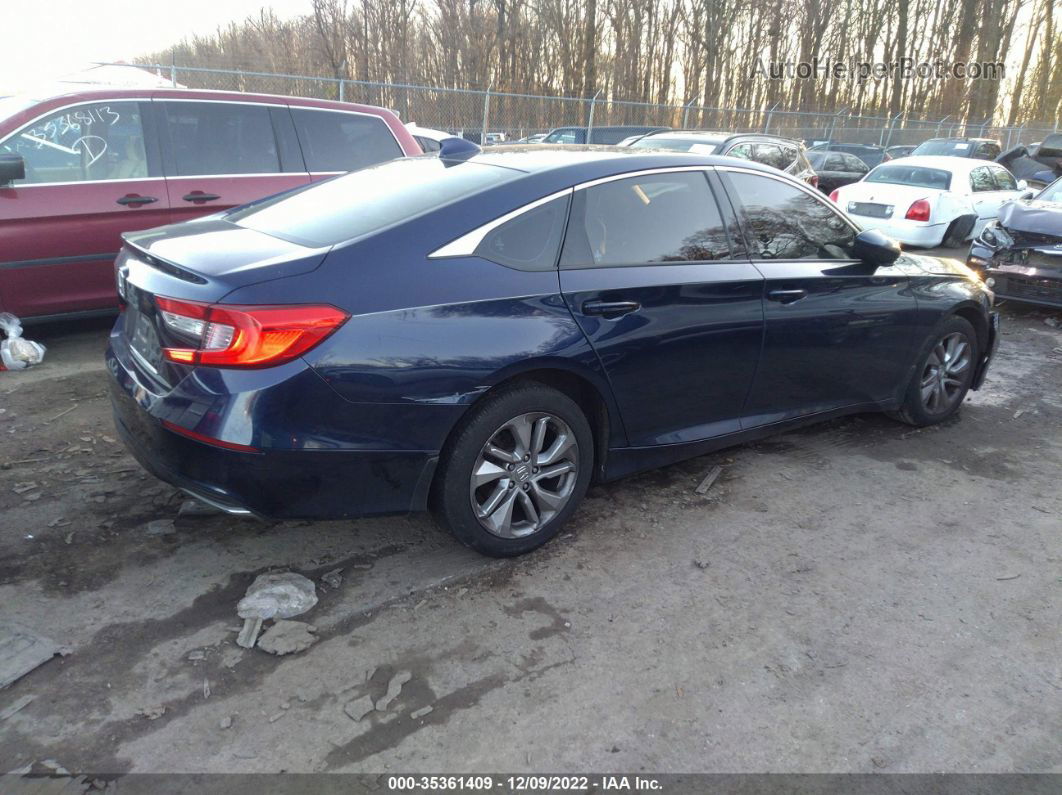 2020 Honda Accord Lx Blue vin: 1HGCV1F11LA129126