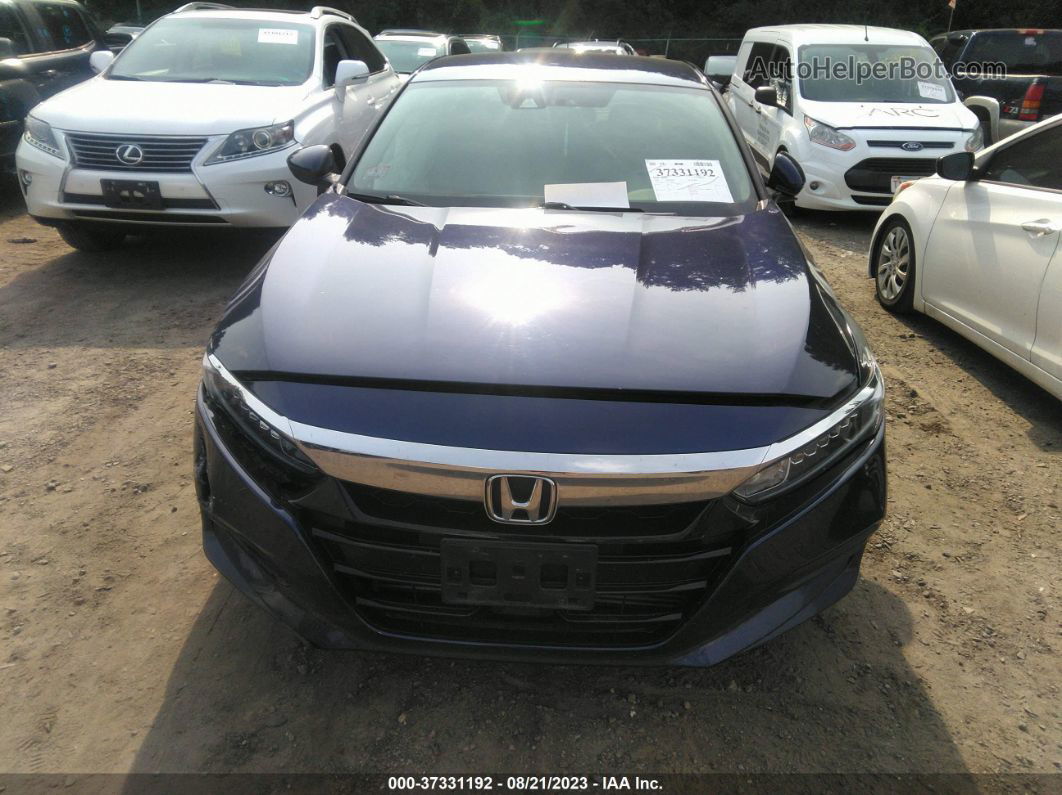 2018 Honda Accord Sedan Lx 1.5t Blue vin: 1HGCV1F12JA041926