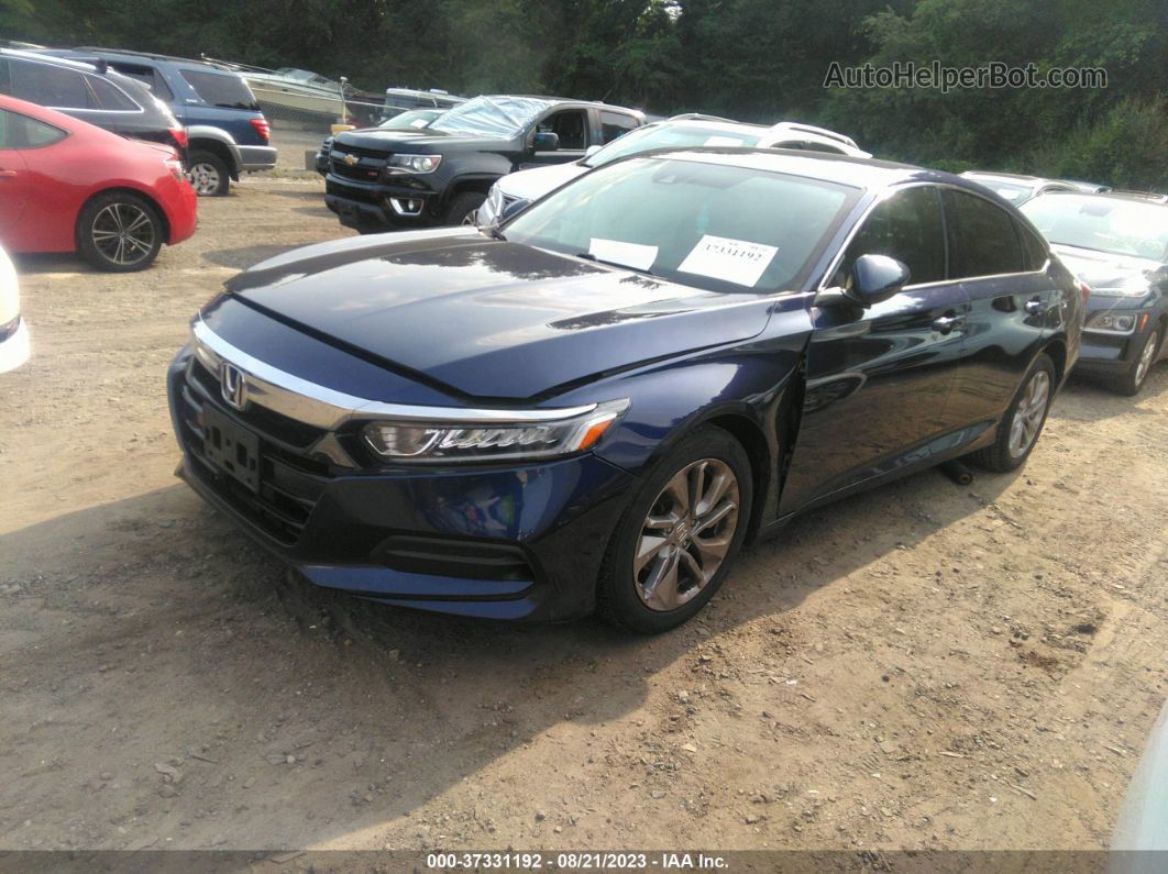 2018 Honda Accord Sedan Lx 1.5t Blue vin: 1HGCV1F12JA041926