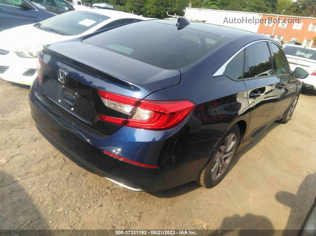 2018 Honda Accord Sedan Lx 1.5t Blue vin: 1HGCV1F12JA041926