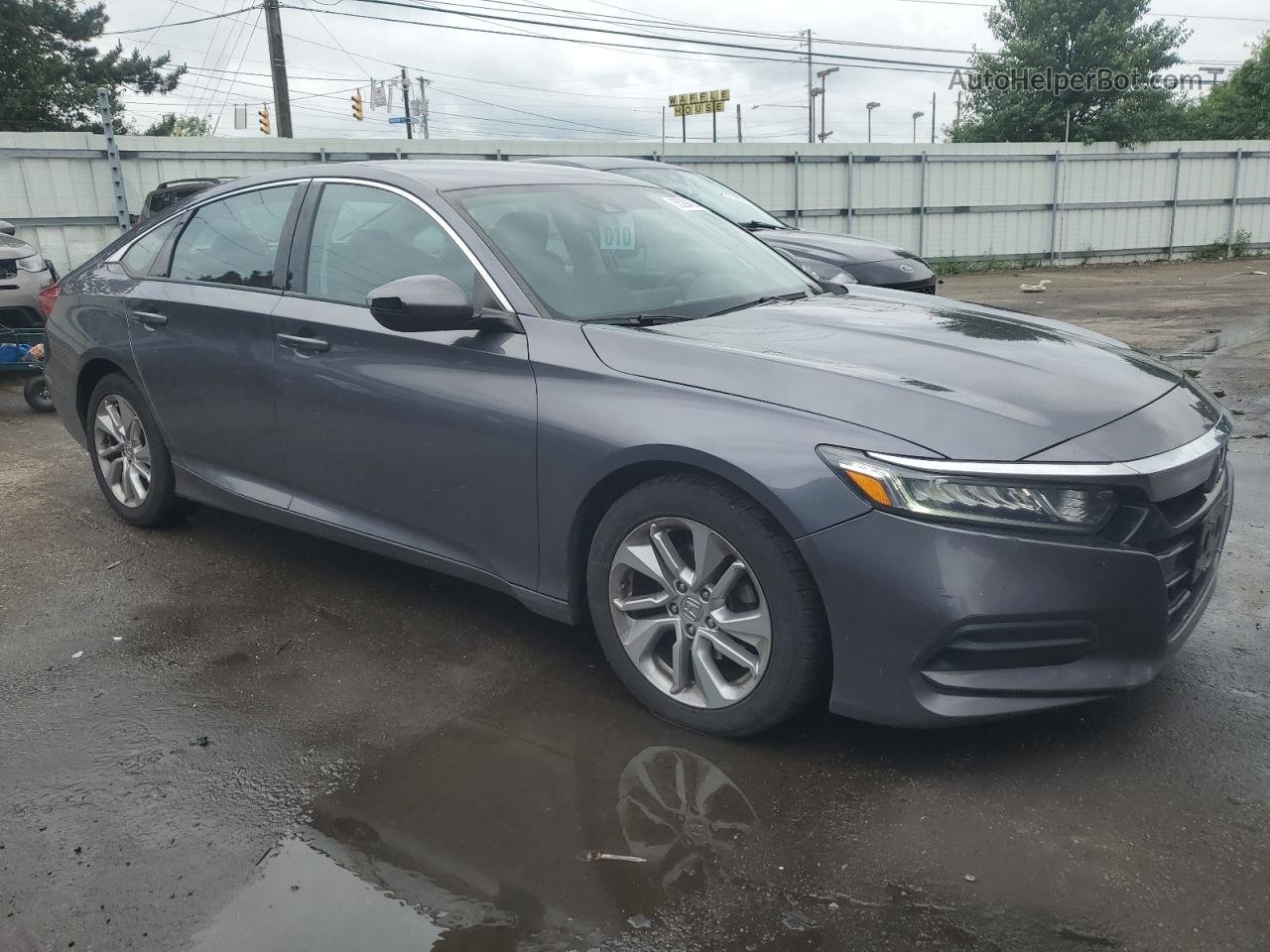 2018 Honda Accord Lx Gray vin: 1HGCV1F12JA082623