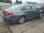 2018 Honda Accord Lx Gray vin: 1HGCV1F12JA082623