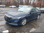 2018 Honda Accord Lx Blue vin: 1HGCV1F12JA171141