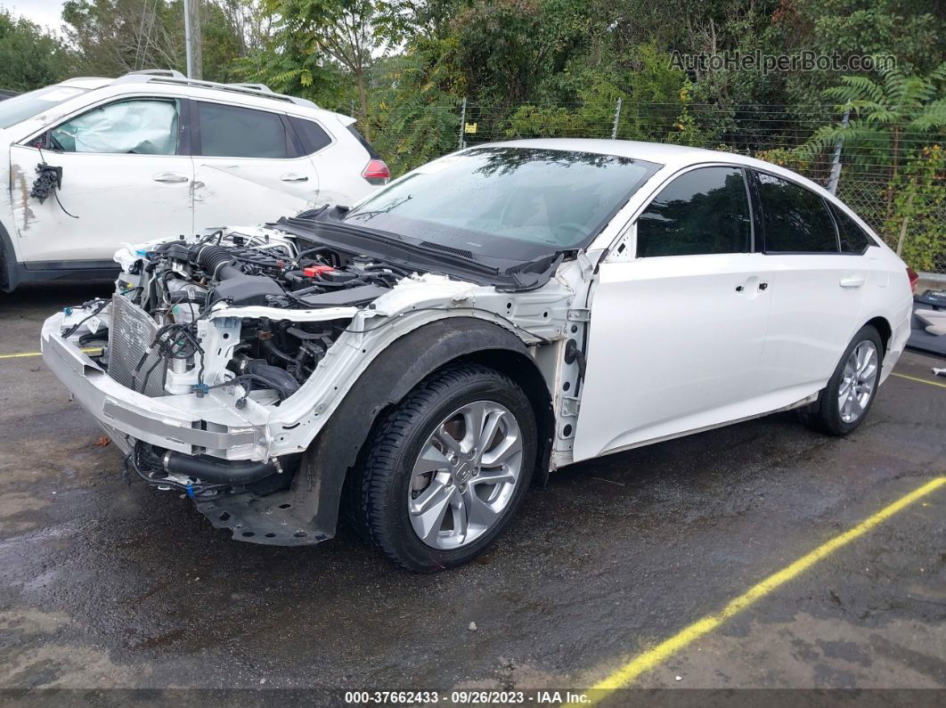 2018 Honda Accord Sedan Lx 1.5t White vin: 1HGCV1F12JA261678