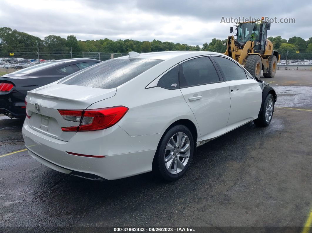 2018 Honda Accord Sedan Lx 1.5t White vin: 1HGCV1F12JA261678