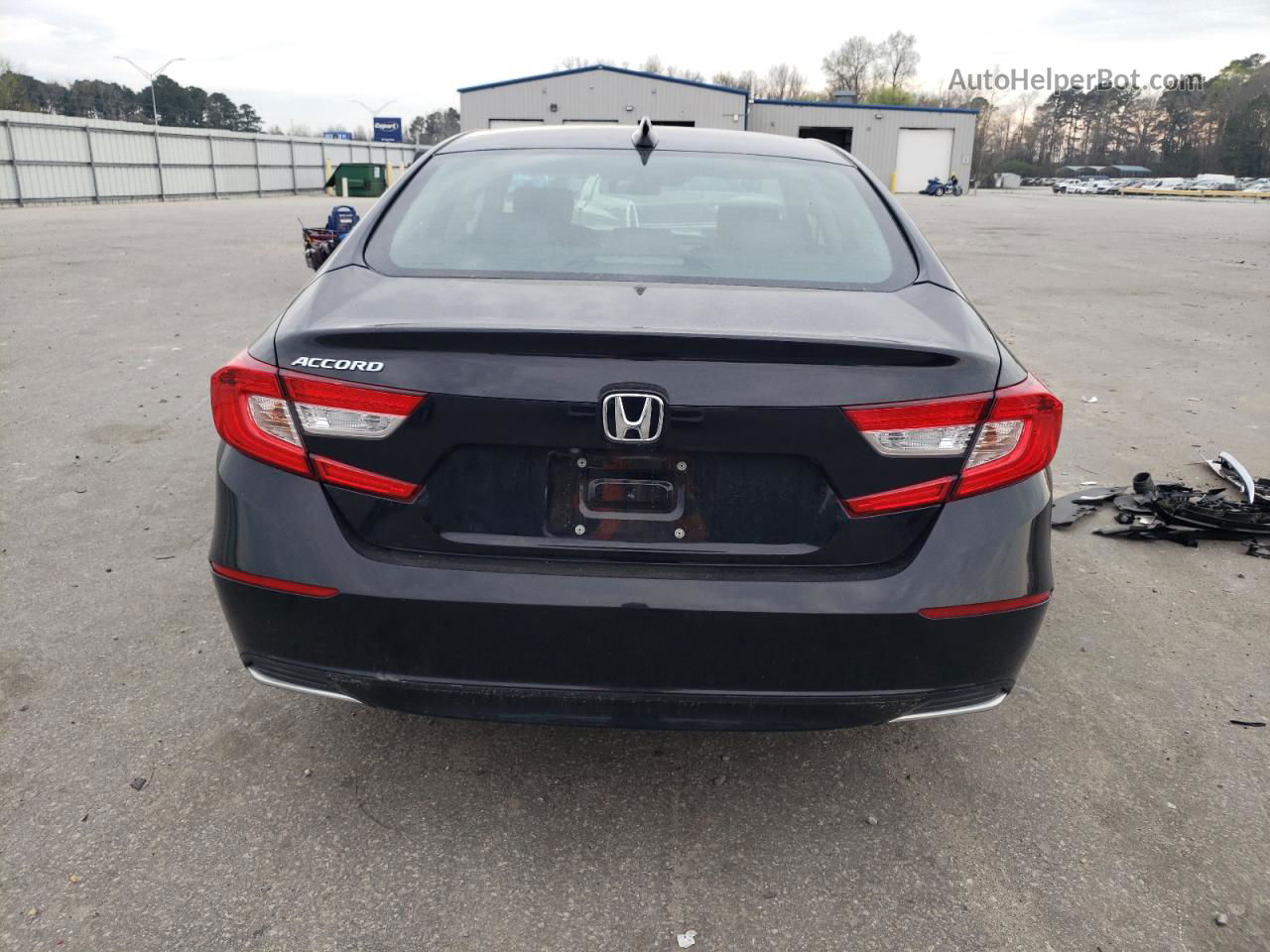 2018 Honda Accord Lx Black vin: 1HGCV1F12JA263446