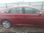 2018 Honda Accord Lx Burgundy vin: 1HGCV1F12JA266640