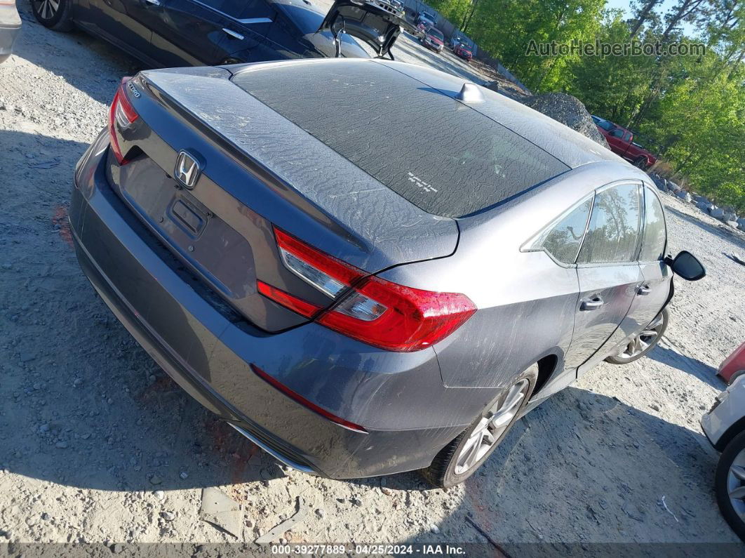 2019 Honda Accord Lx Gray vin: 1HGCV1F12KA003243