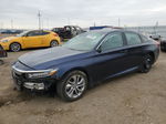 2019 Honda Accord Lx Blue vin: 1HGCV1F12KA022374